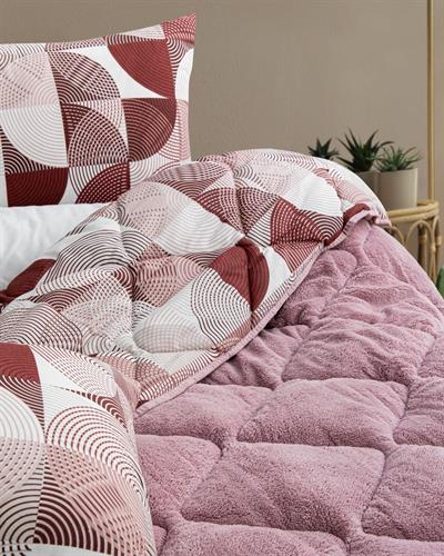 Pembe Rüya Çift Taraflı Welsoft Yorgan Seti / 195x215 Cm