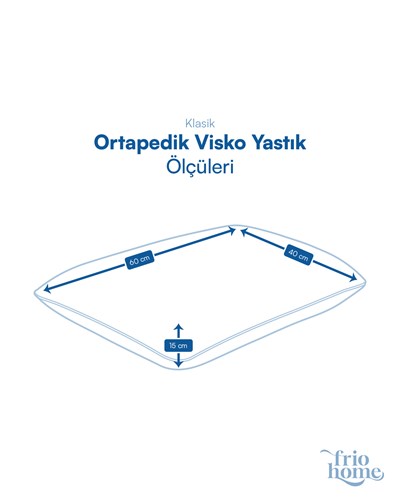 Tombul Ortapedik Visko Yastık 60x40x15
