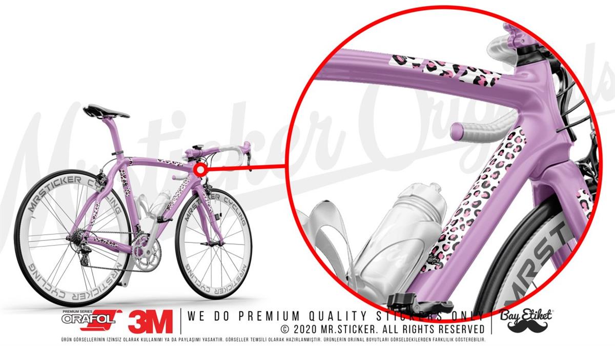 BCY31 Reflektif Koruyucu Sticker Seti Leopar Desen