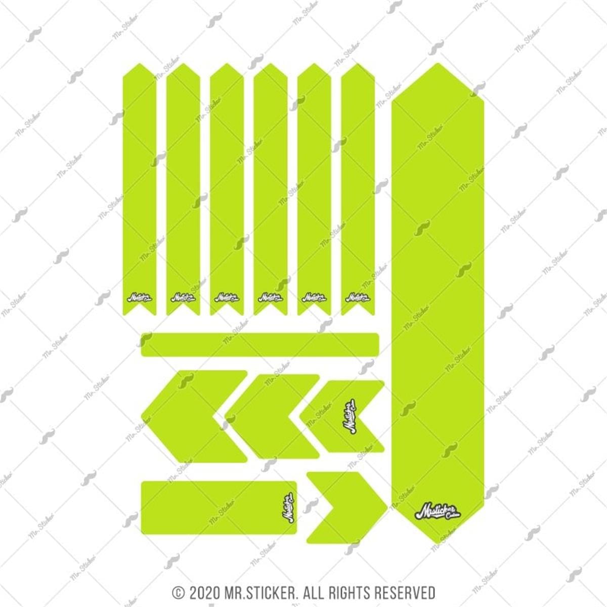 BCY32 Reflektif Koruyucu Sticker Seti Yesil