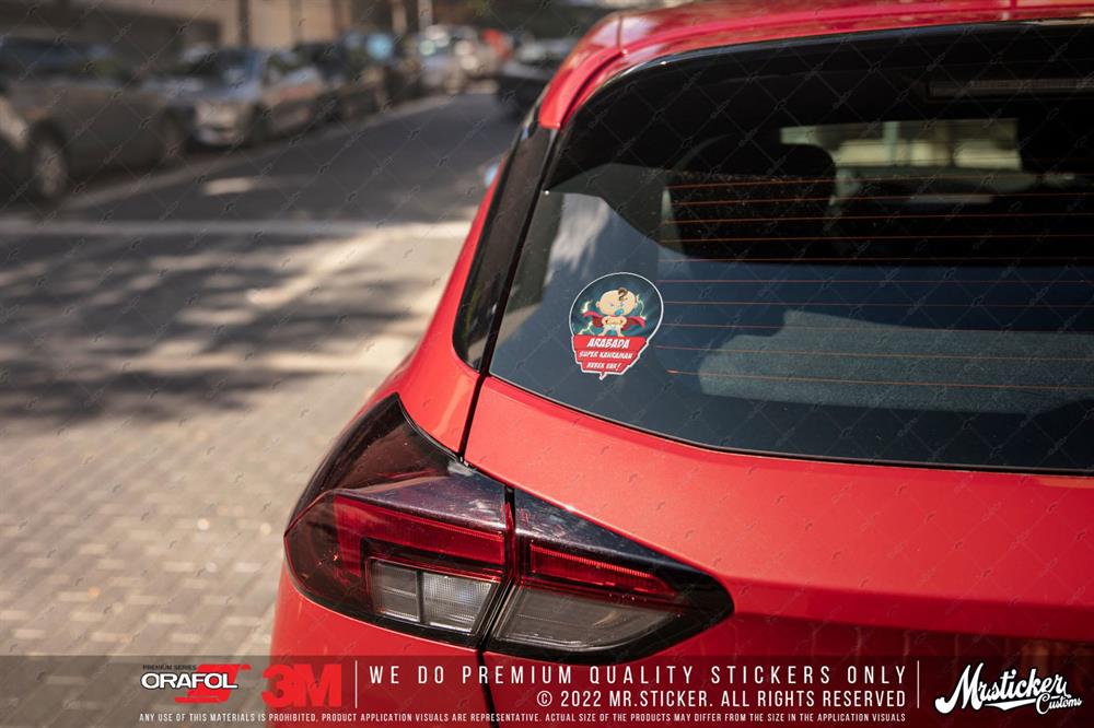 BOB11 Dikkat Arabada Super Kahraman Bebek Var Etiketi 3lü Set