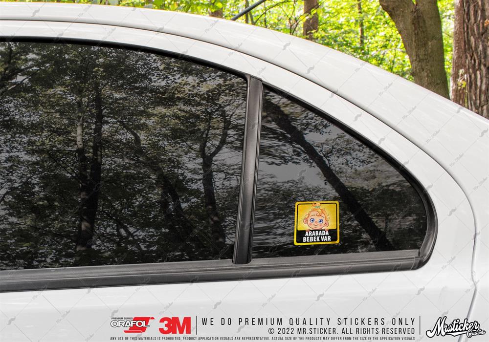 BOB14 Arabada Bebek Var Etiketi 3lü Set (Kiz Cocugu)