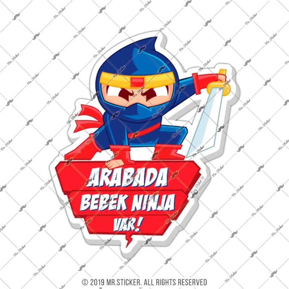 BOB16 Arabada Bebek Ninja Var Etiketi