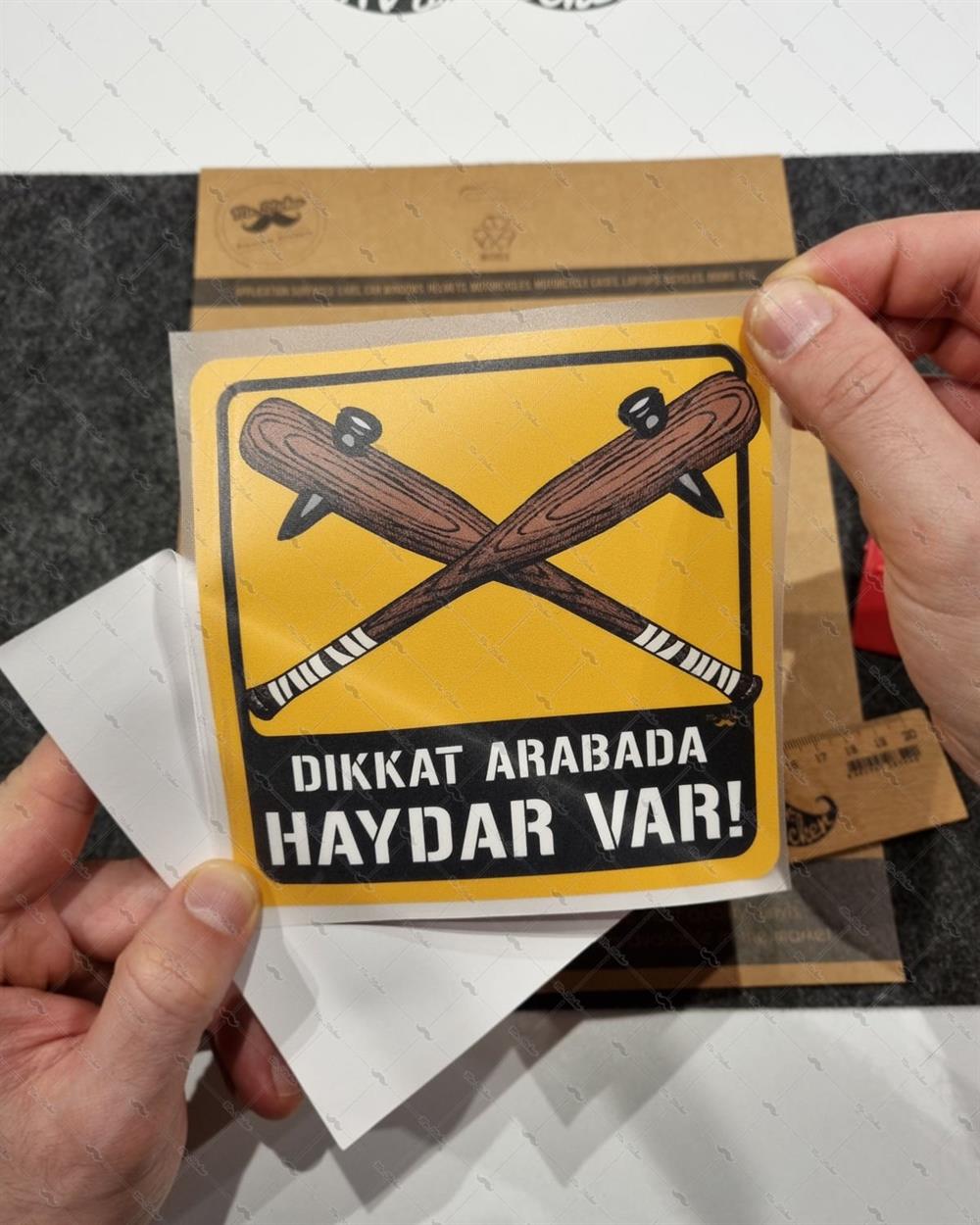 BOB3 Dikkat Arabada Haydar Var Etiketi