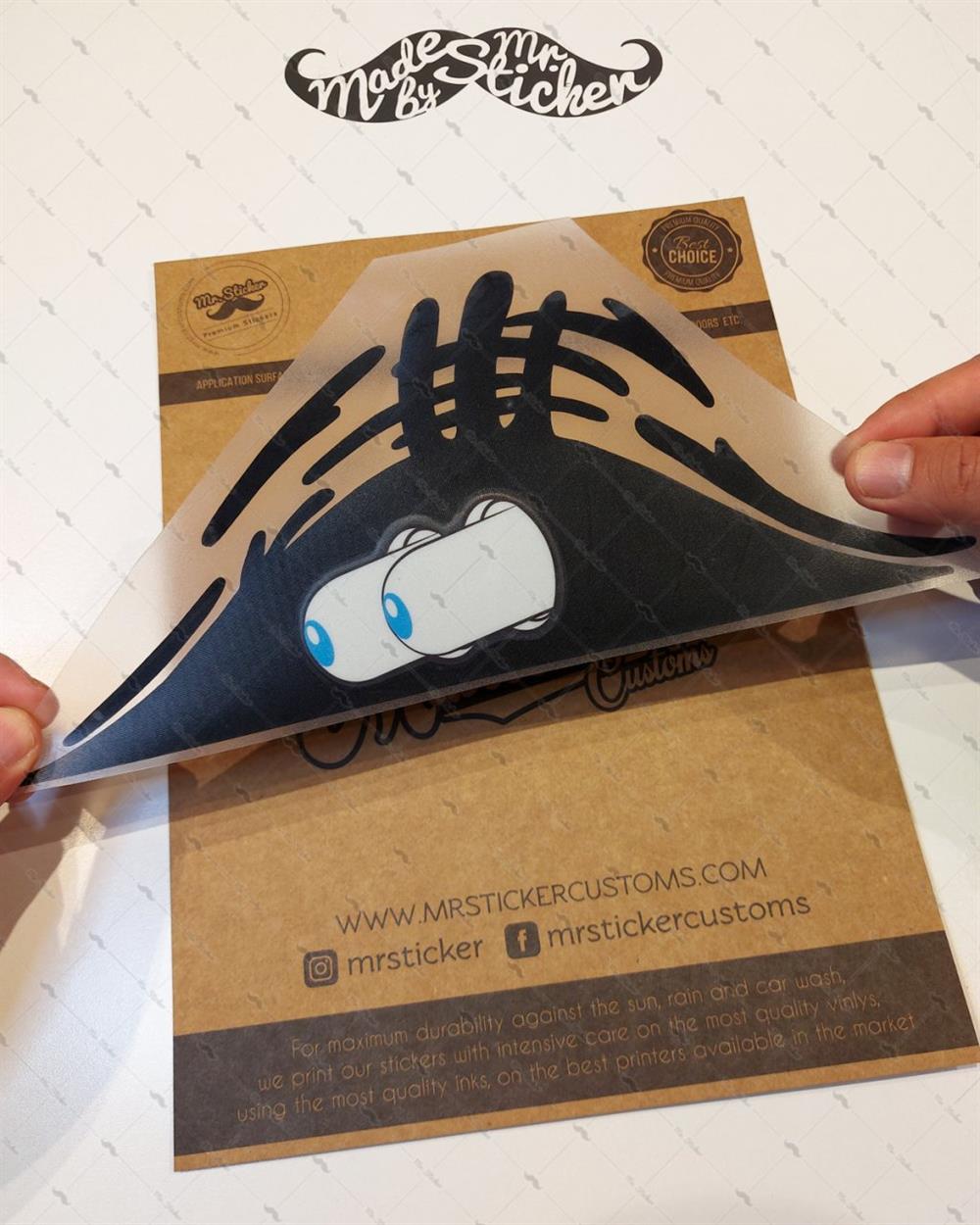 CAR9 Yari Reflektif Bagajdan Bakan Capkin Gozler Etiketi