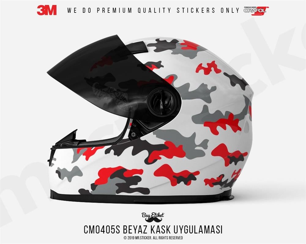 CMO405S - Kask Kaplamaya Uygun 34 Parca Kucuk Boy Kamuflaj Seti