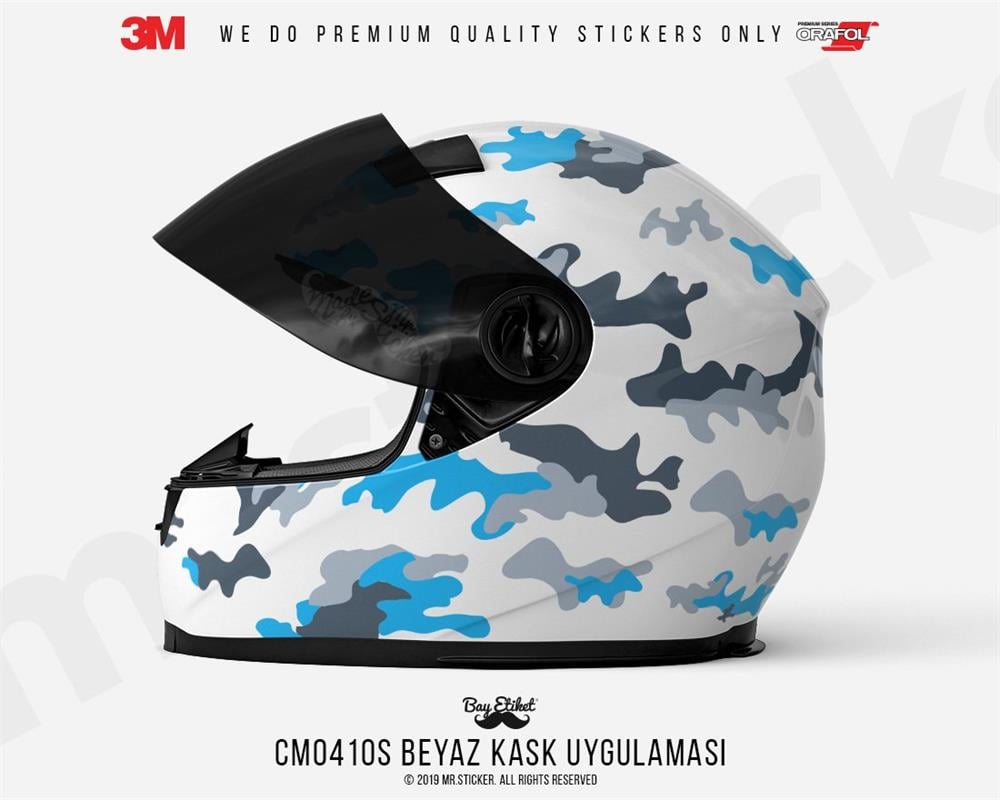 CMO410S - Kask Kaplamaya Uygun 34 Parca Kucuk Boy Kamuflaj Seti