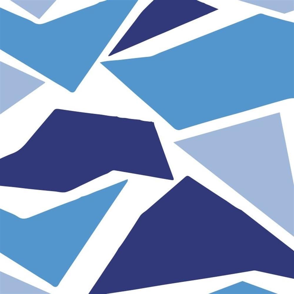 CMO514M - 45 Parca Ucgen Kamuflaj Seti (Mavi-Lacivert-Kirli Mavi)