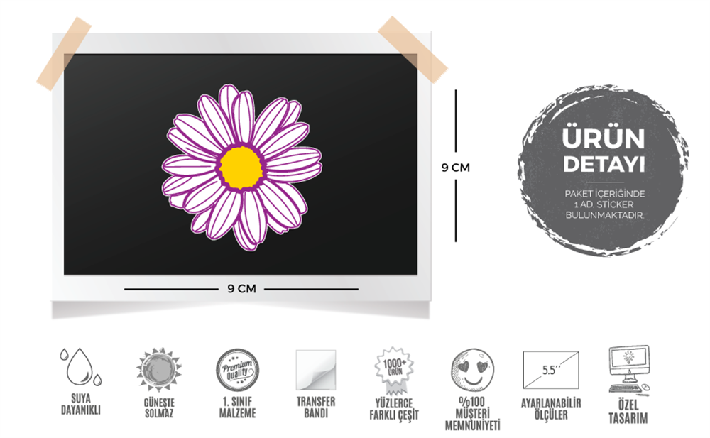 FLW1 Papatya Etiketi