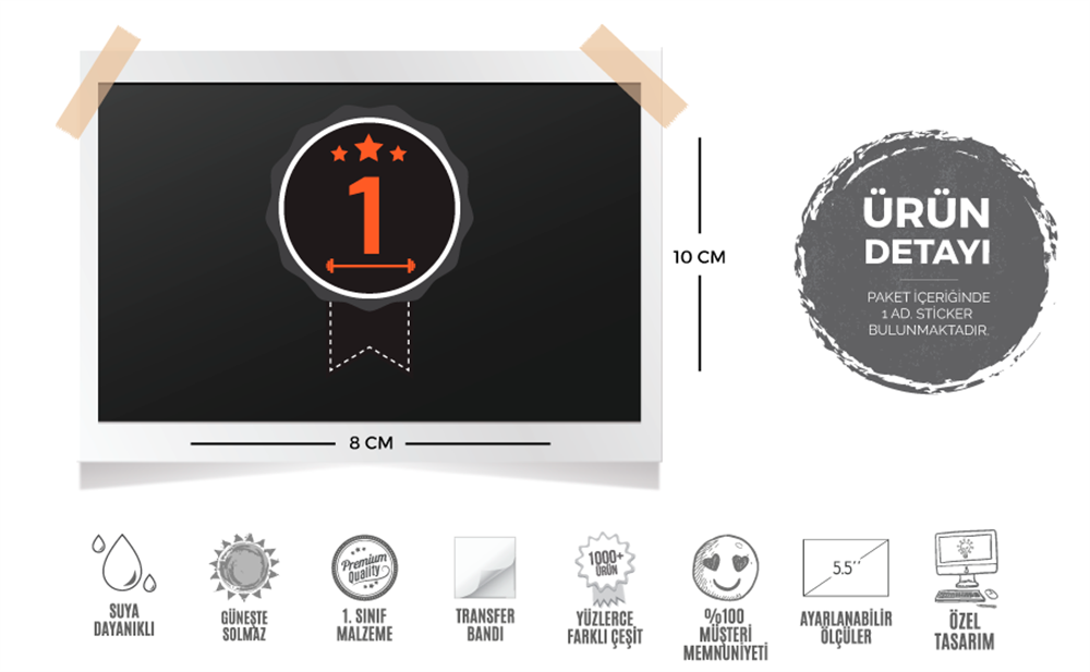 GYM1 1inci Rozeti Etiketi