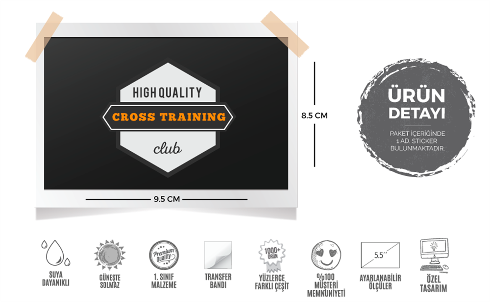 GYM15 Cross Training Etiketi
