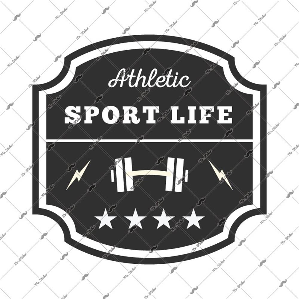 GYM17 Sport Life Etiketi