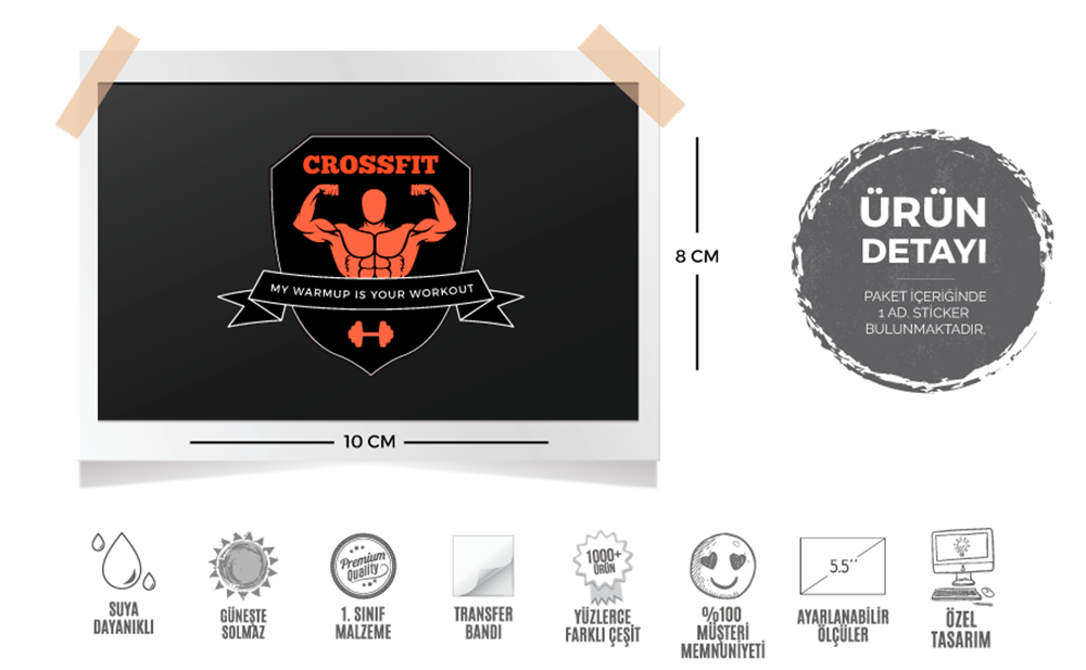 GYM3 Crossfit Etiketi