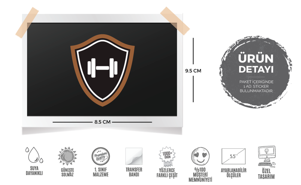 GYM4 Dumbell Etiketi