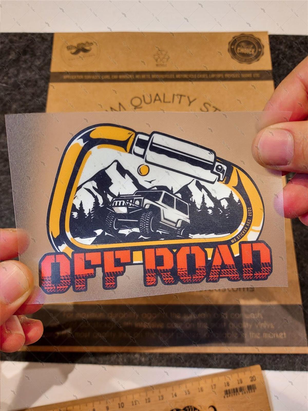 HBG111 Off Road Yazili Etiket