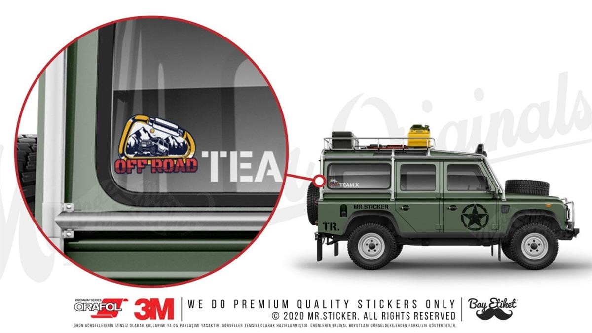 HBG111 Off Road Yazili Etiket