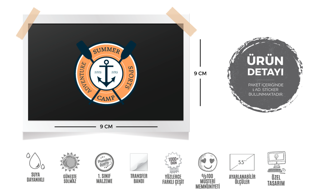 HBG30 Surfcu Etiketi