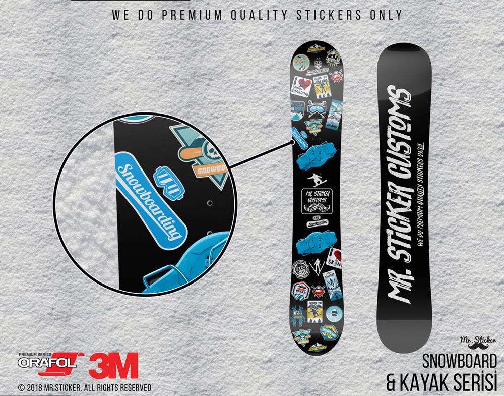 HBG44 Snowboard Etiketi