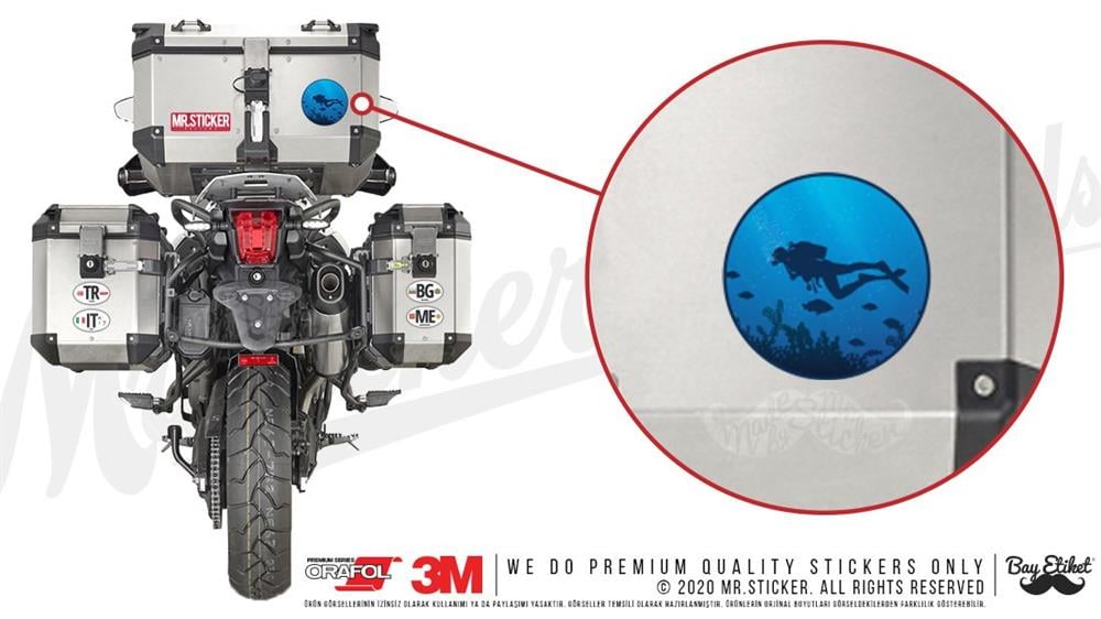 HBG60 Scuba Dalisi Yapan Dalgic Etiketi