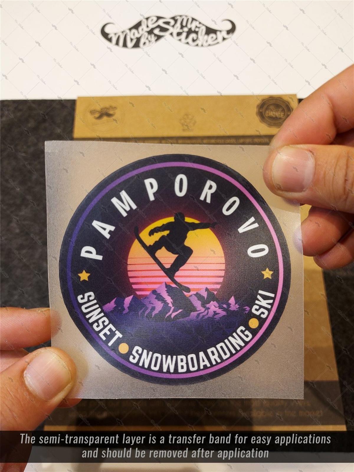HBGBDL1 Snowboard Sticker Seti 6 Parca