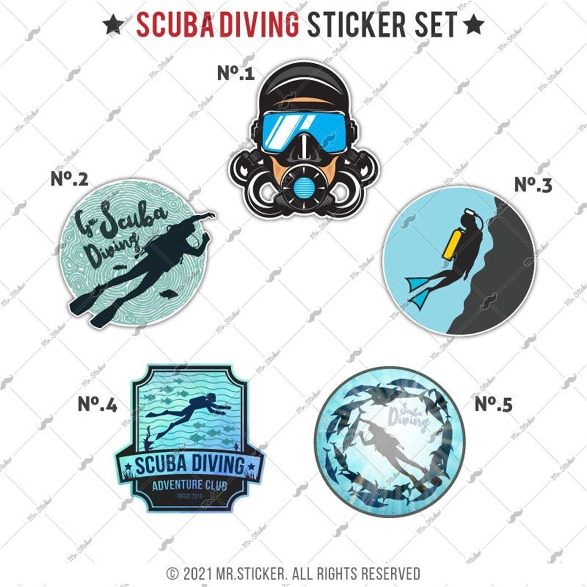 HBGBDL10 Dalgic Sticker Seti 5 Parca