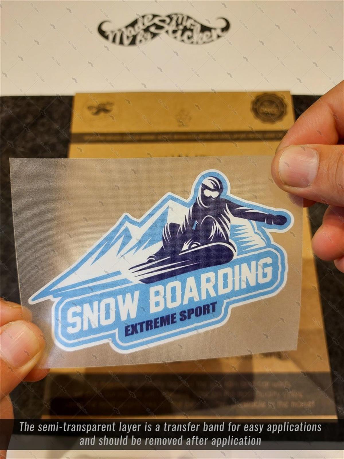 HBGBDL2 Snowboard Sticker Seti 5 Parca