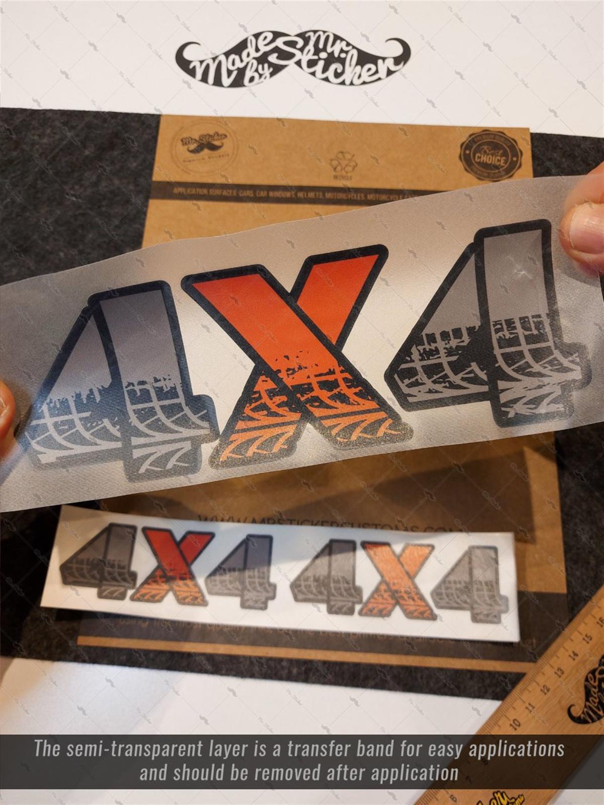 HBGBDL25 Off Road Sticker Seti 3 Parca