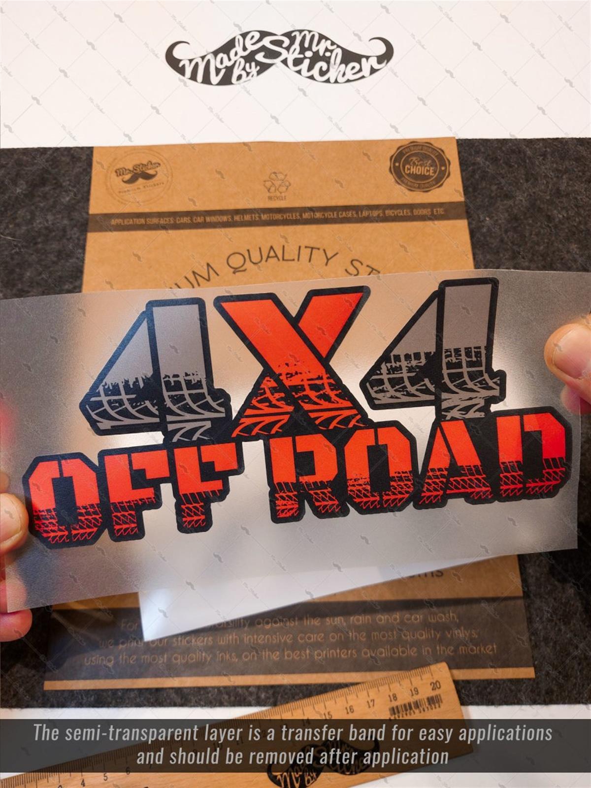 HBGBDL25 Off Road Sticker Seti 3 Parca