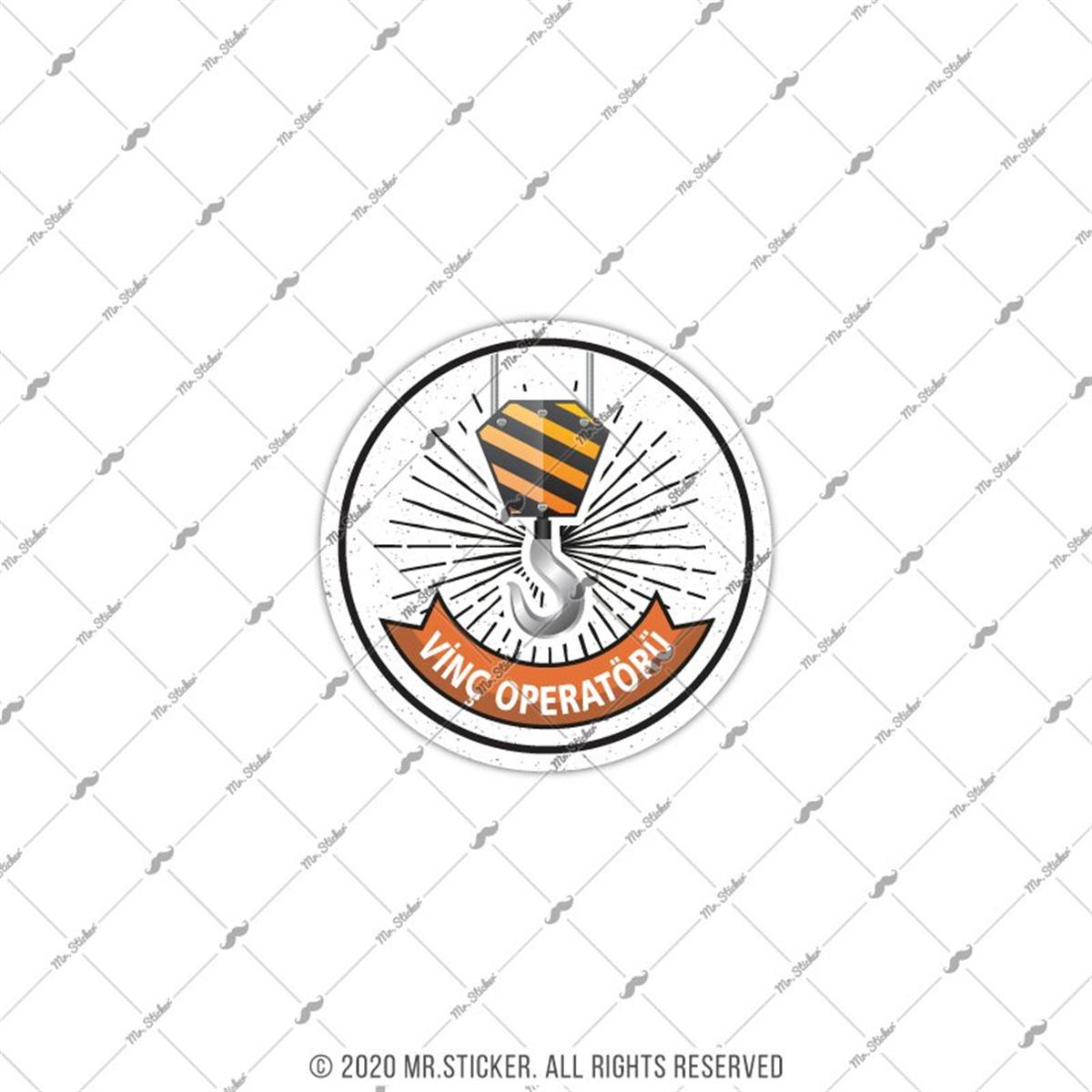 ISG33 Reflektif Vinc Operatoru Yazili Etiket V2