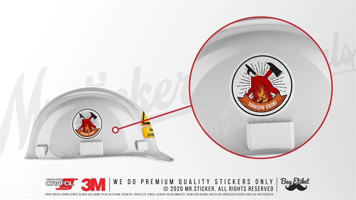 ISG35 Reflektif Yangin Ekibi Yazili Etiket V3