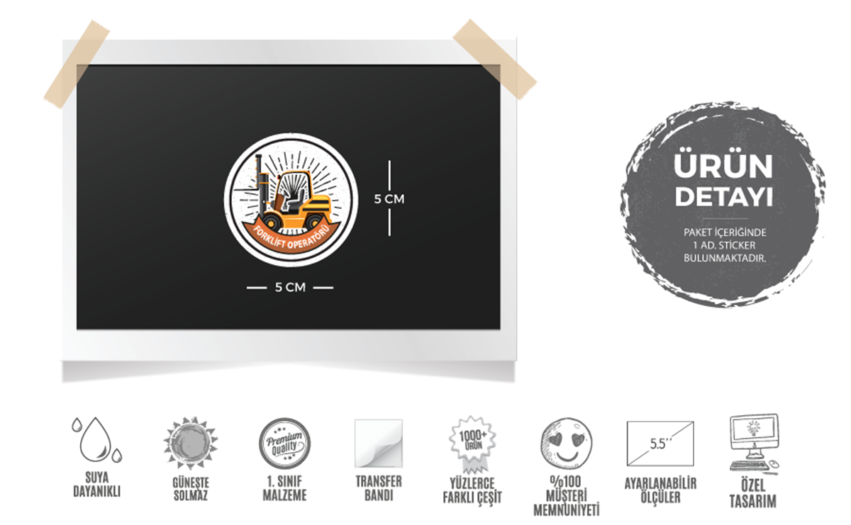 ISG38 Reflektif Forklift Operatoru Yazili Etiket V2