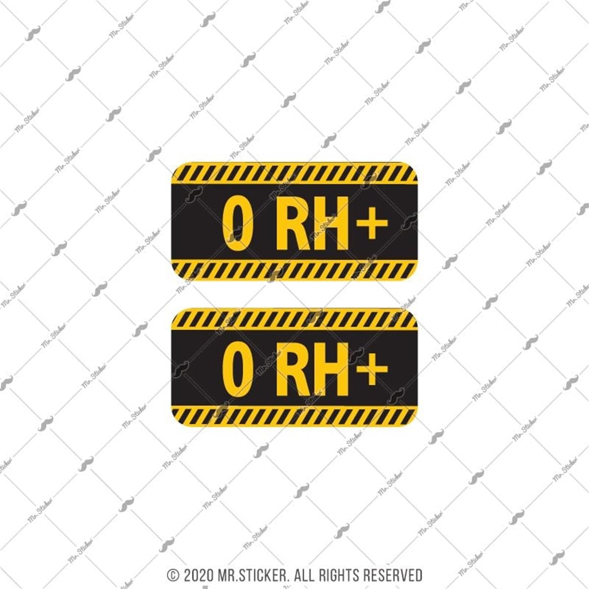 ISG5 Reflektif 0 Rh Pozitif (+) Kan Grubu Etiket Seti V1