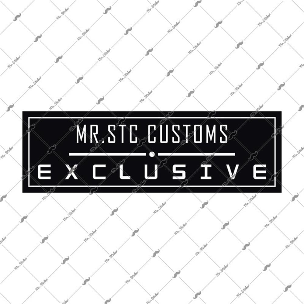 MRSTC6 Reflektif Mr.Sticker Exclusive Etiketi