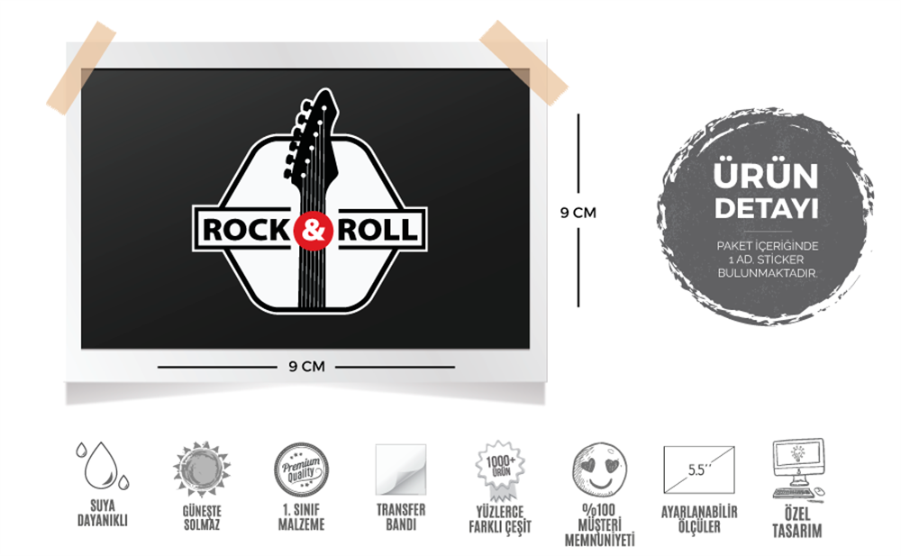 MSC29 Rock N Roll Etiketi
