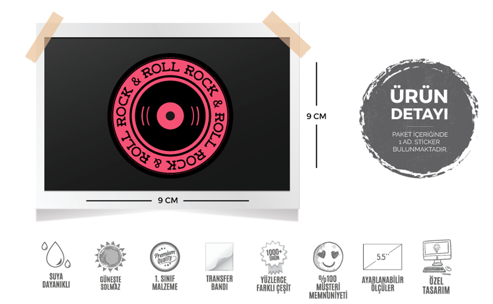 MSC30 Rock N Roll Etiketi