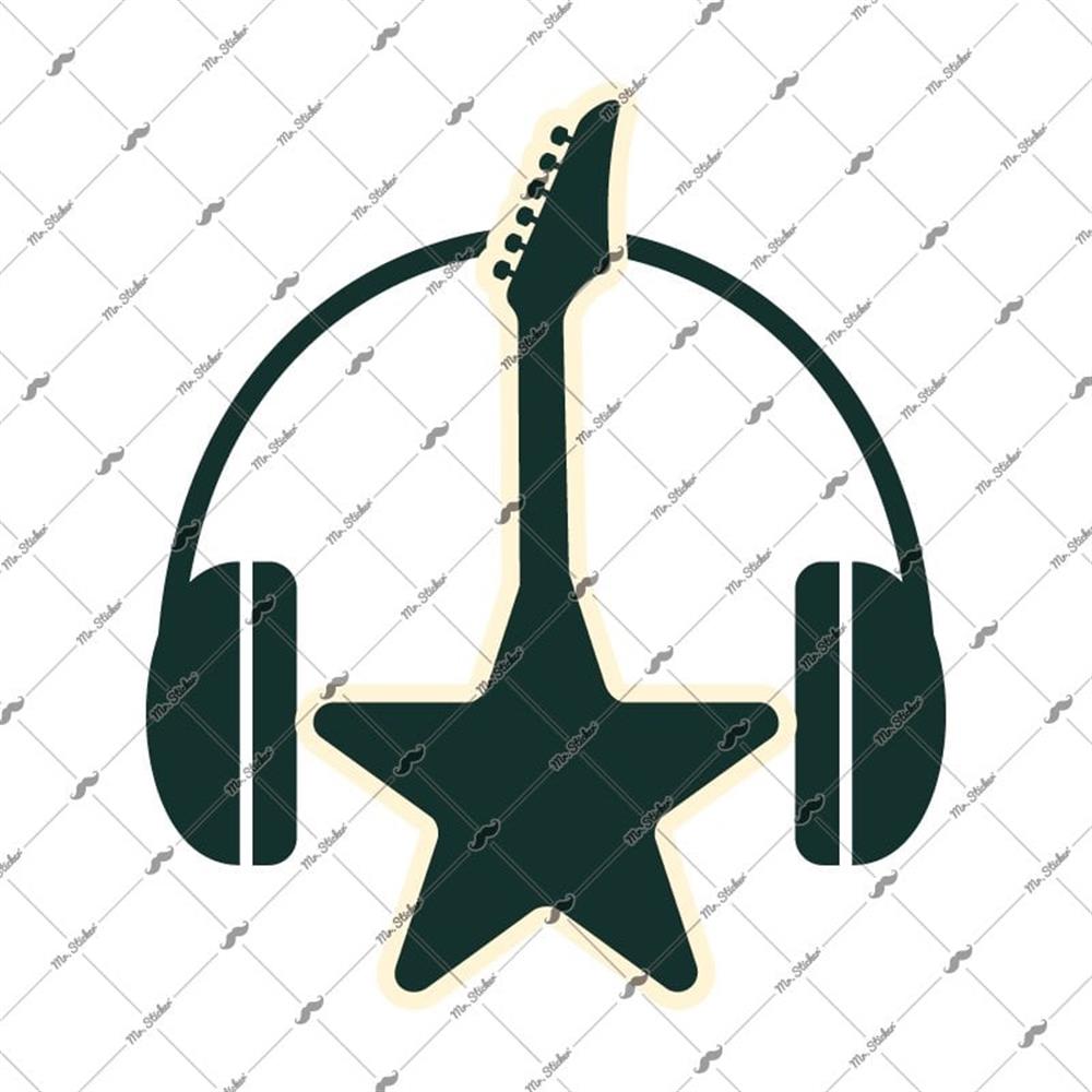 MSC31 Yildizli Gitar Etiketi