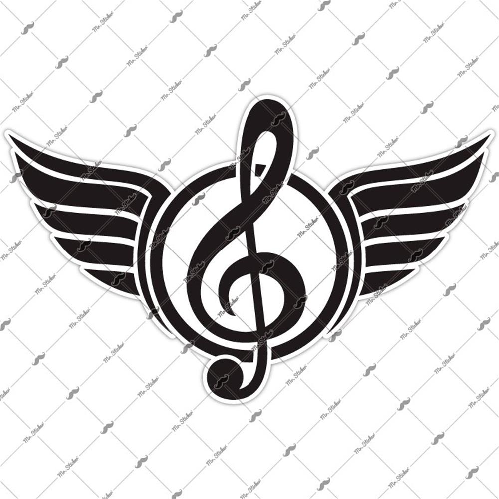 MSC33 Kanatli Sol Anahtari Etiketi