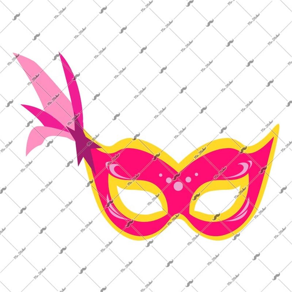 MSK1 Pembe Maske Etiketi