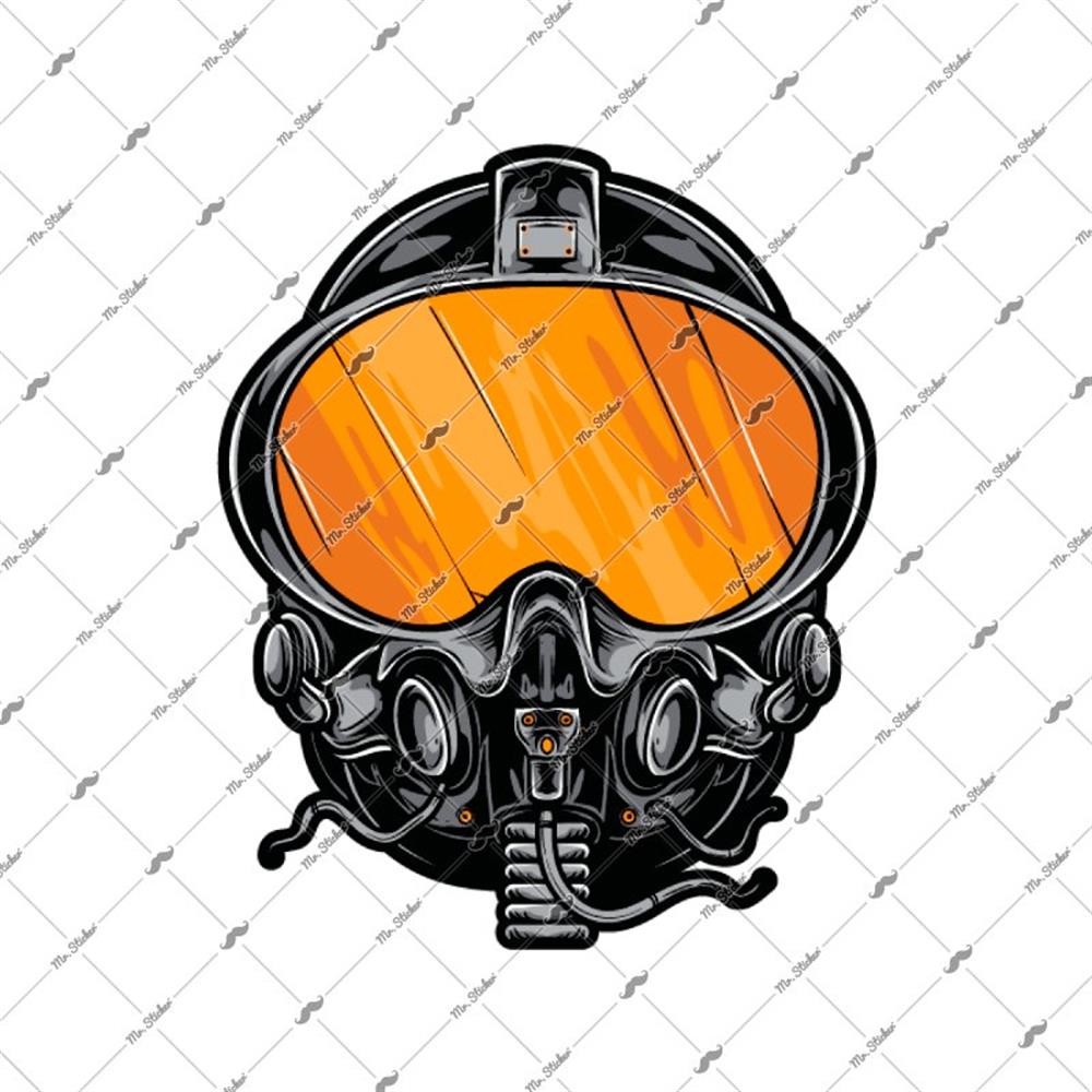 MSL122 F16 Pilot Maskesi Etiketi