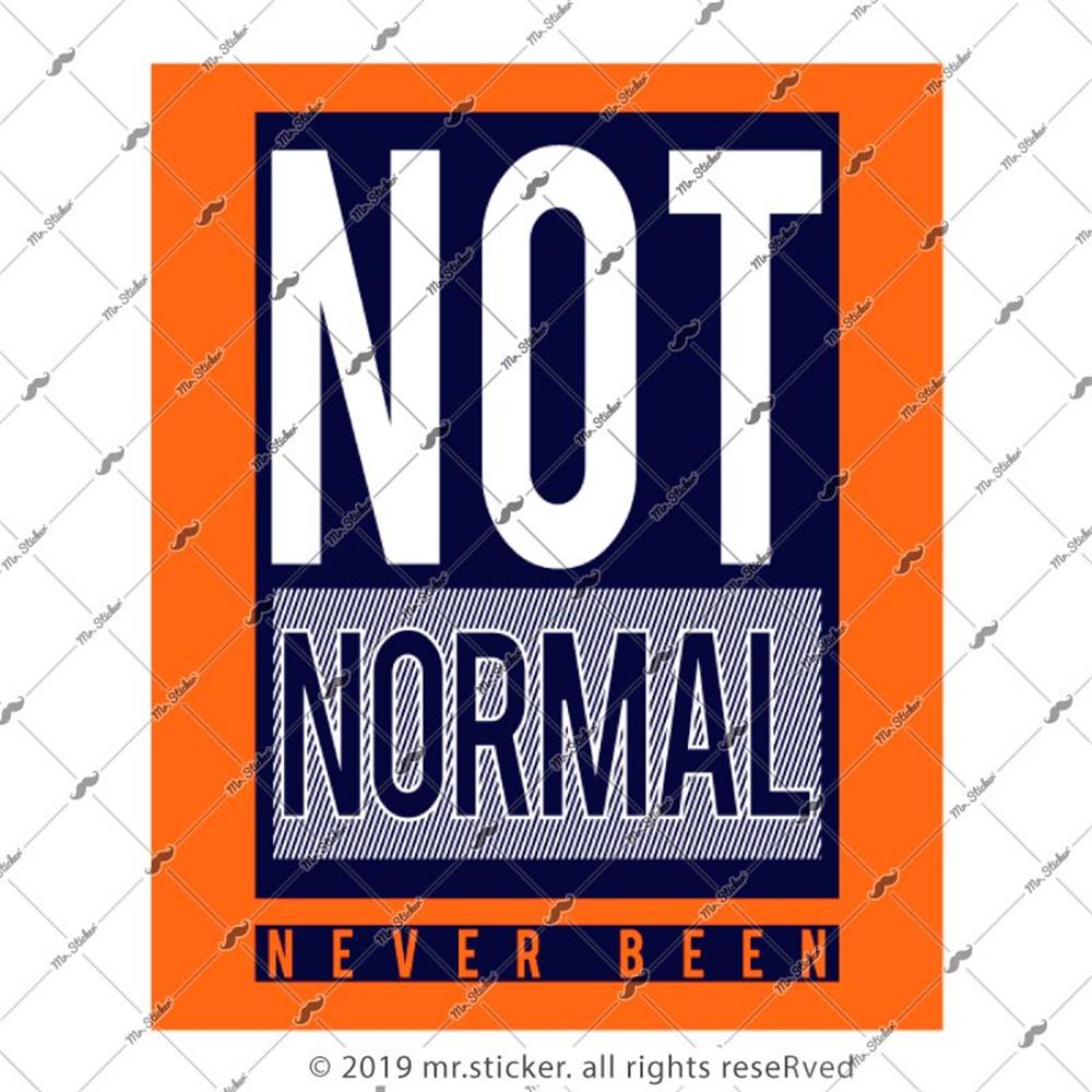 MSL135 Normal Degil Yazili Etiket