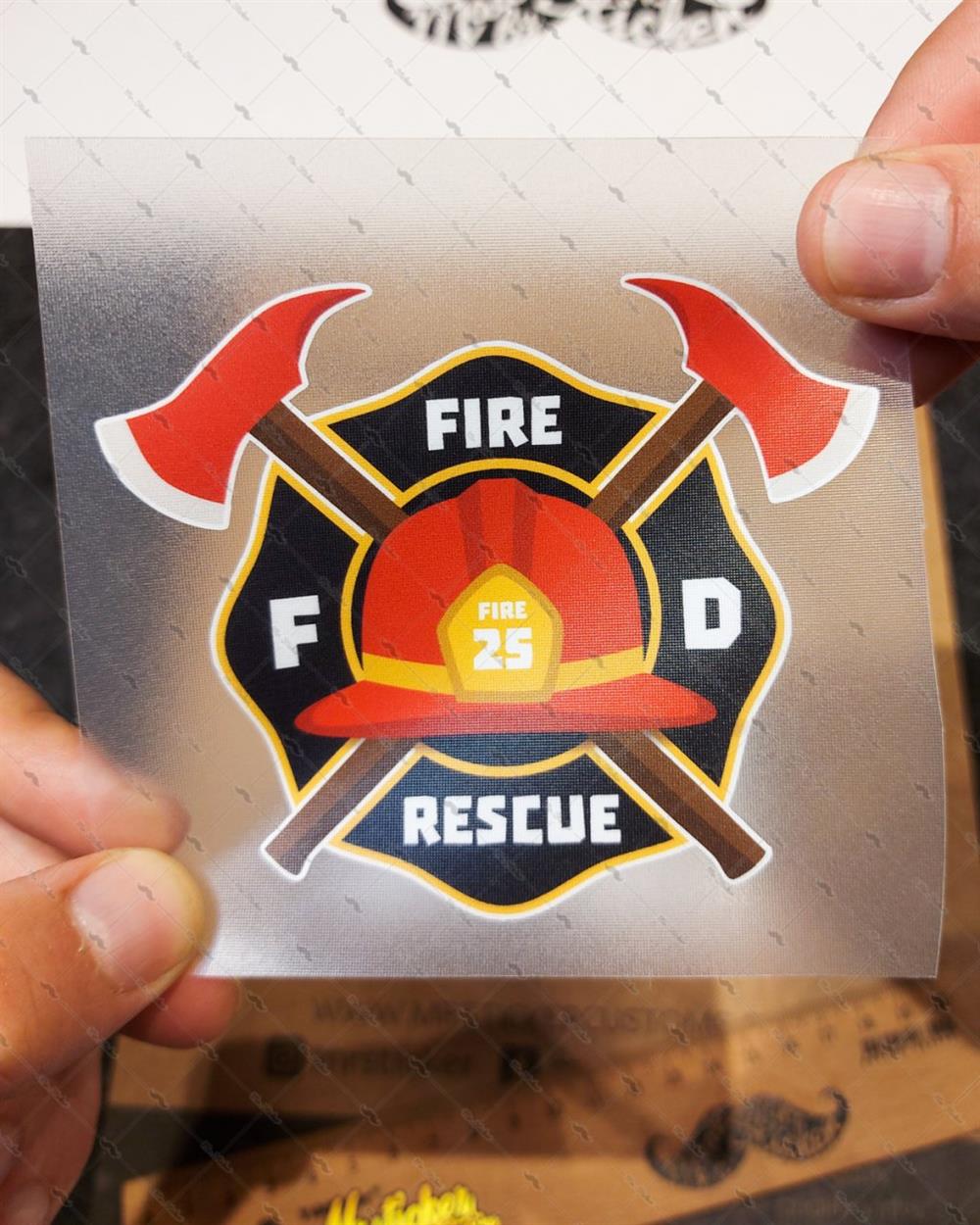 MSL24 Itfaiyeci (Fireman) Etiketi