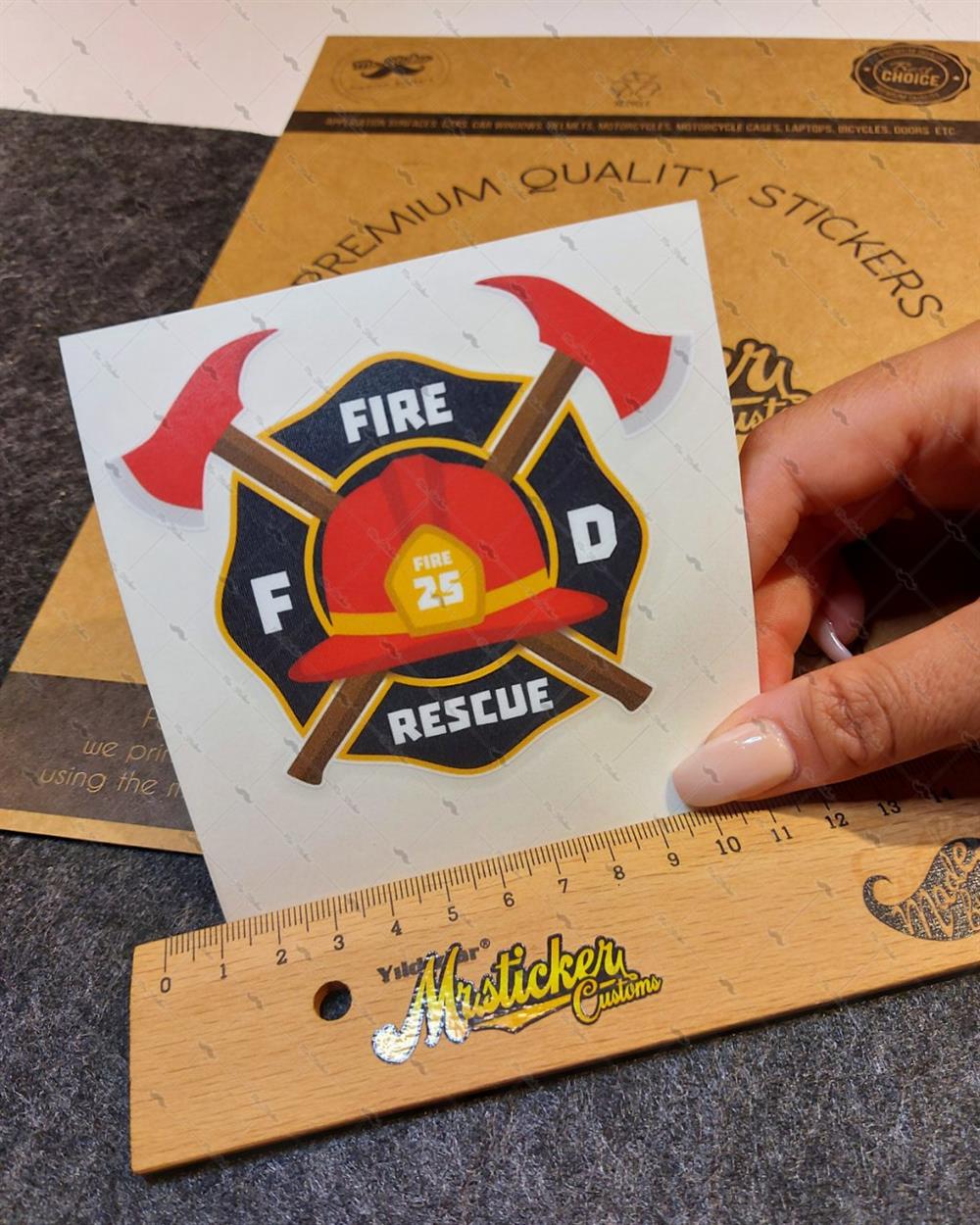 MSL24 Itfaiyeci (Fireman) Etiketi