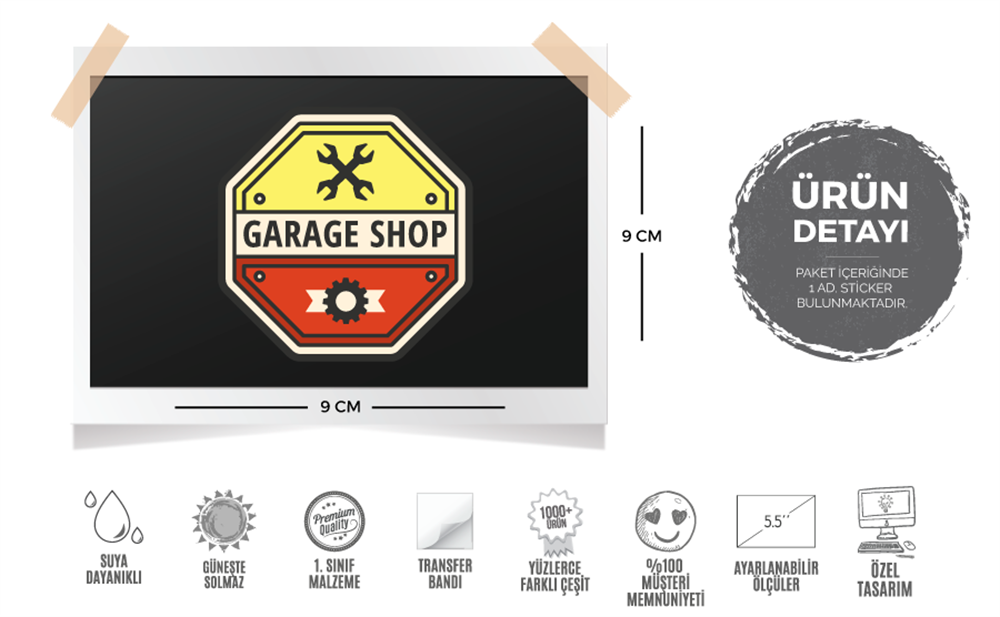 MSL27 Garaj Shop Etiketi