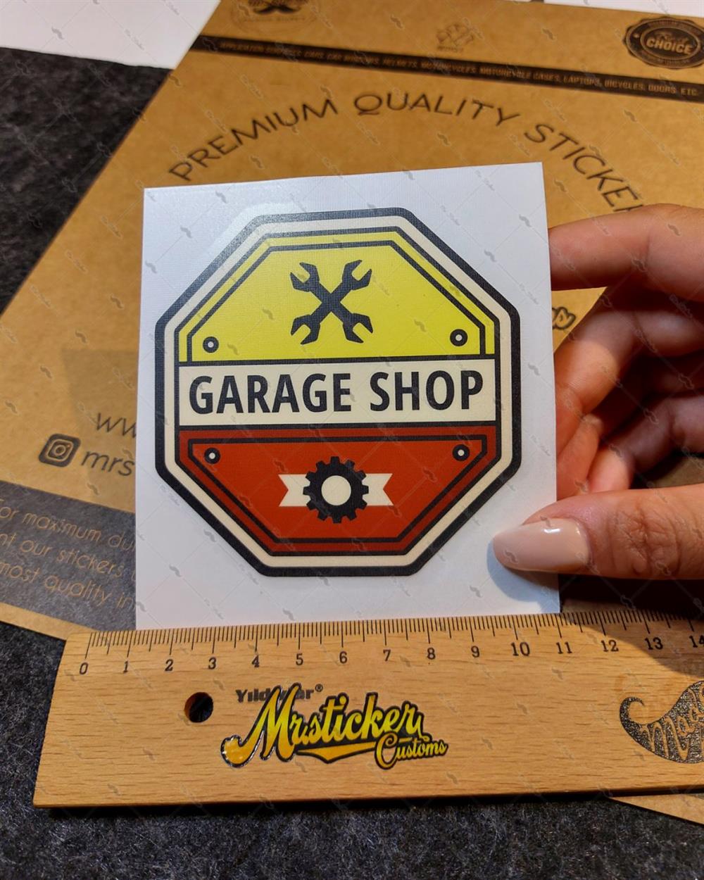 MSL27 Garaj Shop Etiketi