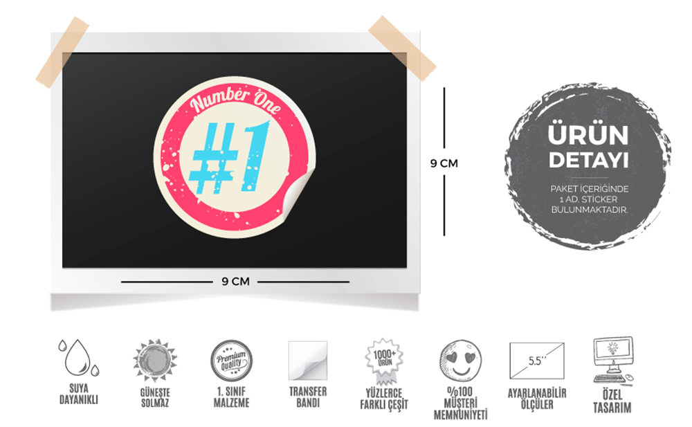 MSL61 No1 Amblem Etiketi