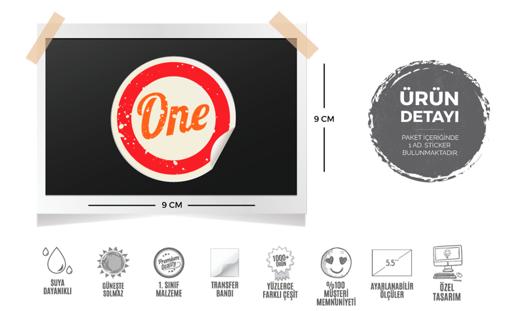 MSL66 One Amblem Etiketi