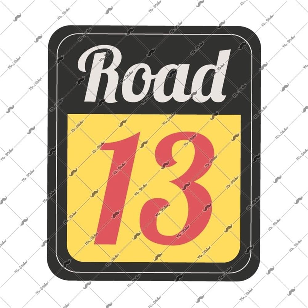 MSL70 Road 13 Etiketi