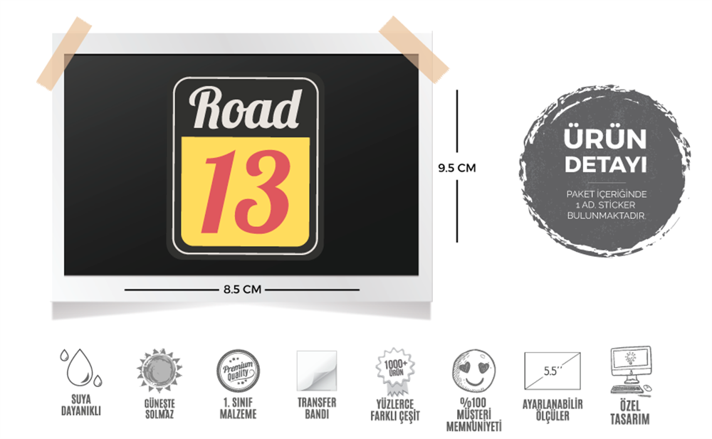 MSL70 Road 13 Etiketi