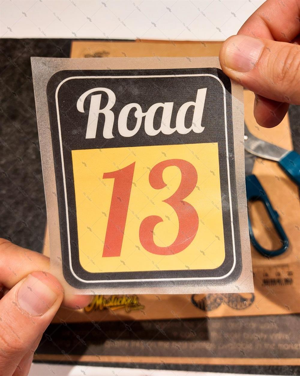 MSL70 Road 13 Etiketi