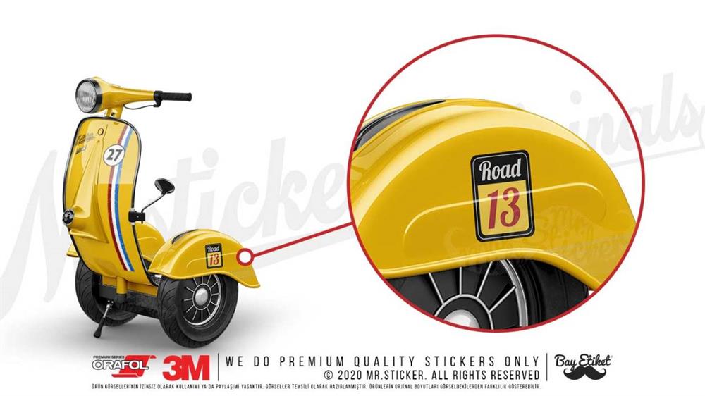 MSL70 Road 13 Etiketi